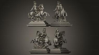 3D модель Король Людовик XIV Париж (STL)